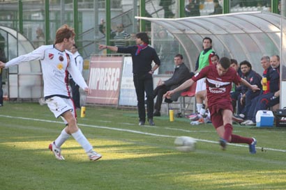 Sala stampa di Aversa-Campobasso