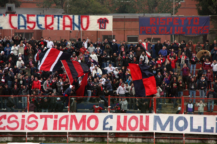 Real Nocera-Casertana vietata ai tifosi rossoblù?
