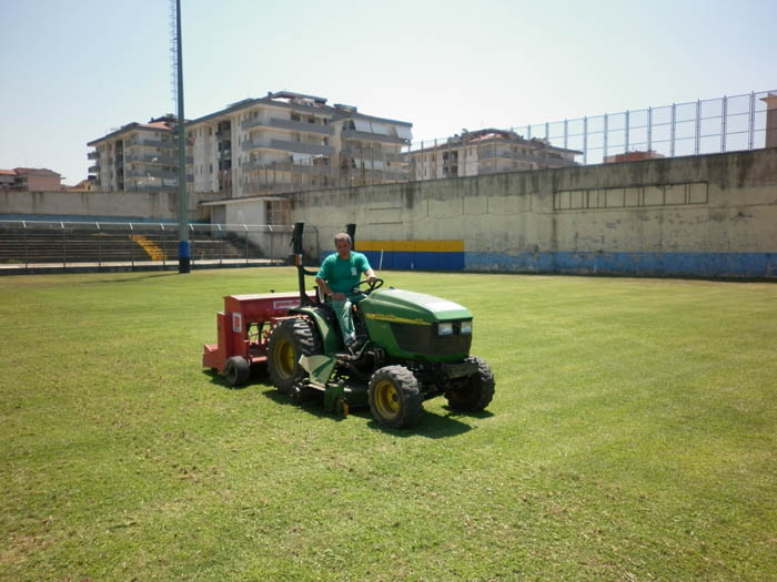 Gladiator, operai al lavoro al “Piccirillo”