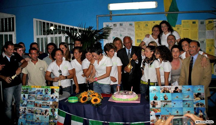 Ieri sera la festa per la A1 del Volturno femminile