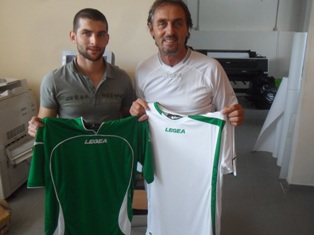 Gigi Caputo e il presidente Giovanni De Siato