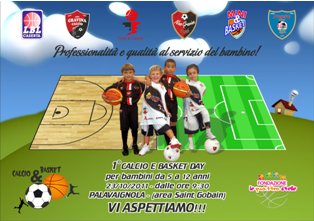 Domenica al Palavignola il primo ‘Calcio e basket day’