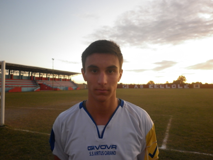 Virtus Carano, occhi puntati sul promettente Pasquale Di Stasio