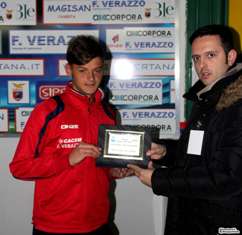 Il premio Teleprima-Sportcasertano a Rosario Di Ruocco