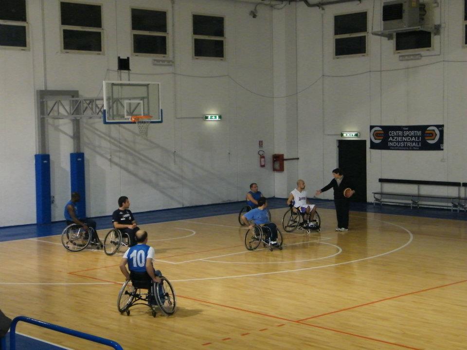 Il Ciss durante l'allenamento