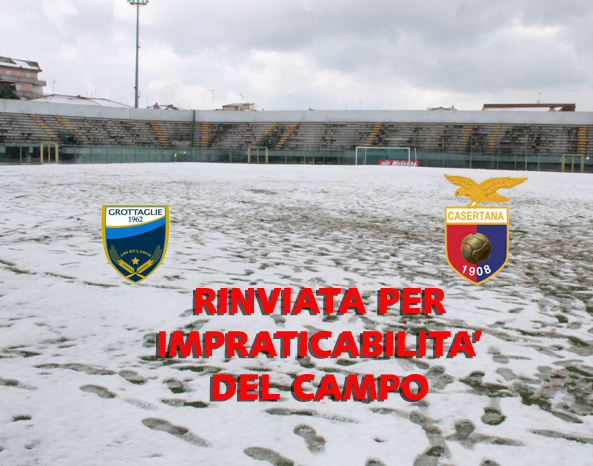 Grottaglie e Casertana a riposo, si gioca il 22 febbraio
