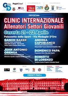 A Caserta un clinic sui fondamentali con Ganon Baker