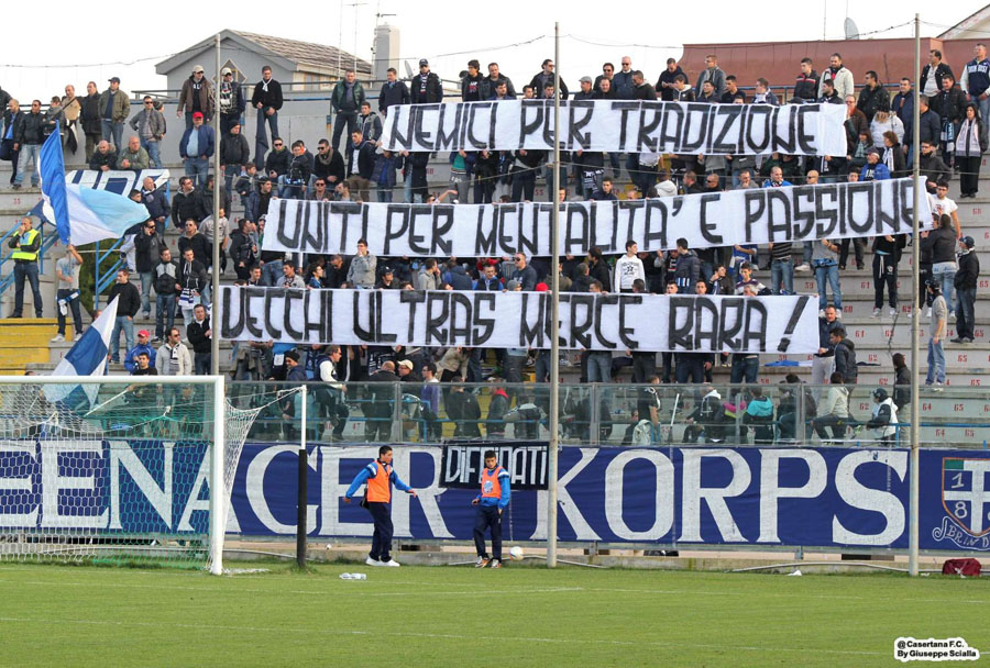 Casertana-Brindisi senza tifosi ospiti