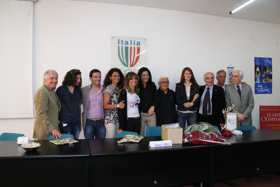 Il CONI Caserta premia la famiglia Abbate, dinastia pallanuotistica