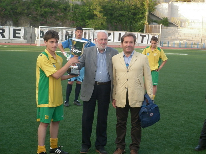 Il presidente Colonna premia Felice e Raffaele D'Anna