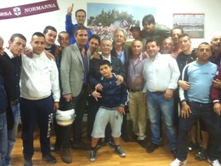 Aversa, proficuo incontro con i tifosi