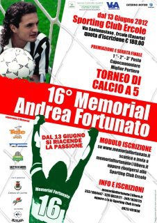 Torna il Memorial Fortunato, si parte martedì sera