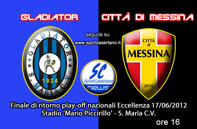 Gladiator-Città di Messina, l’impegno di Sportcasertano