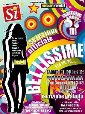 Al Circolo Villani le selezioni per Bellissime 2012