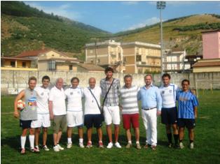 Terracciano alla festa della scuola calcio San Feliciana