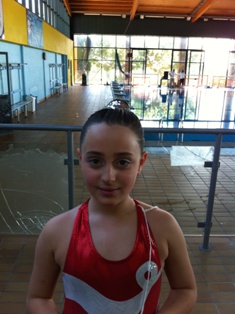 Michela Guadagno campionessa di nuoto sincronizzato