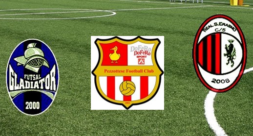 Futsal Gladiator, Pezzottese, Real S. Erasmo