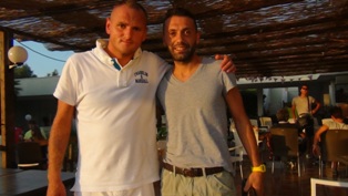 mario pagliuca da' il benvenuto al neo acquisto domenico ciontoli