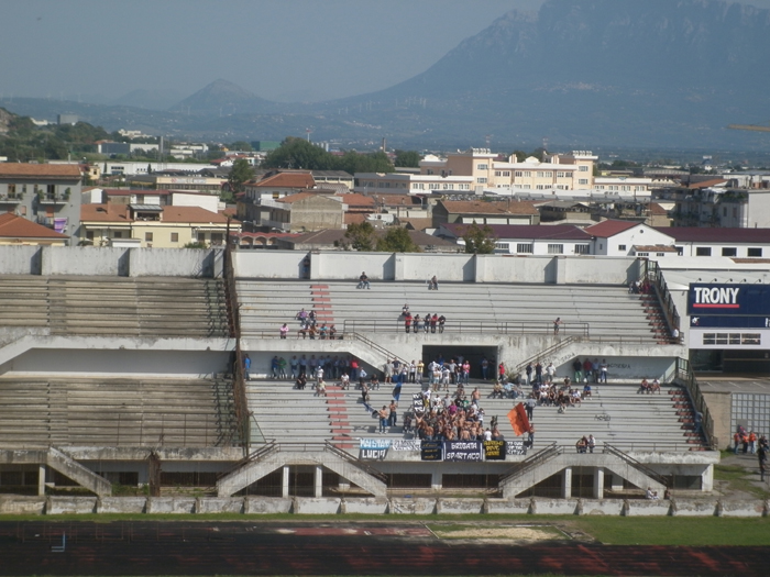 I tifosi sammaritani al Pastena di Battipaglia