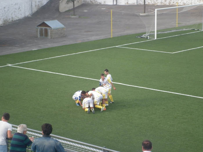 L'esultanza della Virtus Carano