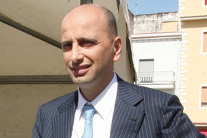 Casertana-Nola con Lombardi in tribuna