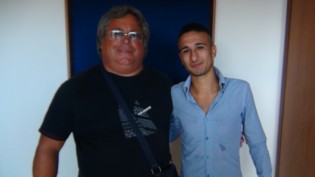 il presidente aletta e uno degli ultimi acquisti pellino