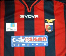 Cedi Sigma sulle maglie della Casertana