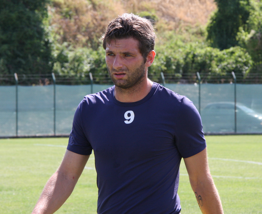 Il bomber dell'Aversa Normanna Enrico Polani