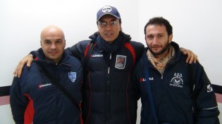 MISTER TARANTINO AL CENTRO DELLA FOTO TRA I VICE DELLA VENTURA E LETTIERI