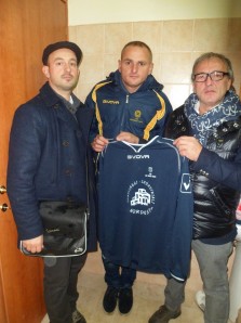 il neo acquisto pagliuca tra il ds mennitto ed il presidente nuzzo