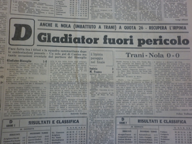 Bisceglie-Gladiator: la coppia goal Di Rito-Moscelli metterà in pericolo l’imbattibilità nerazzurra