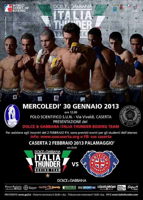 Dolce & Gabbana Italia Thunder pronti a domare i leoni