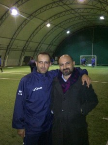 Il presidente con il capitano Lavagna