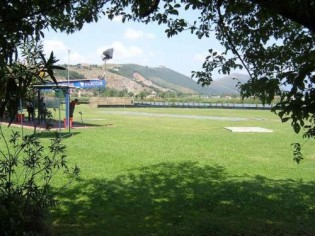 Una delle pedane del Tiro a Volo Falco di Sant'Angelo in Formis