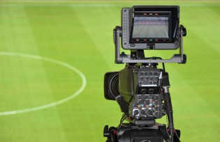 TV camera in the stadium