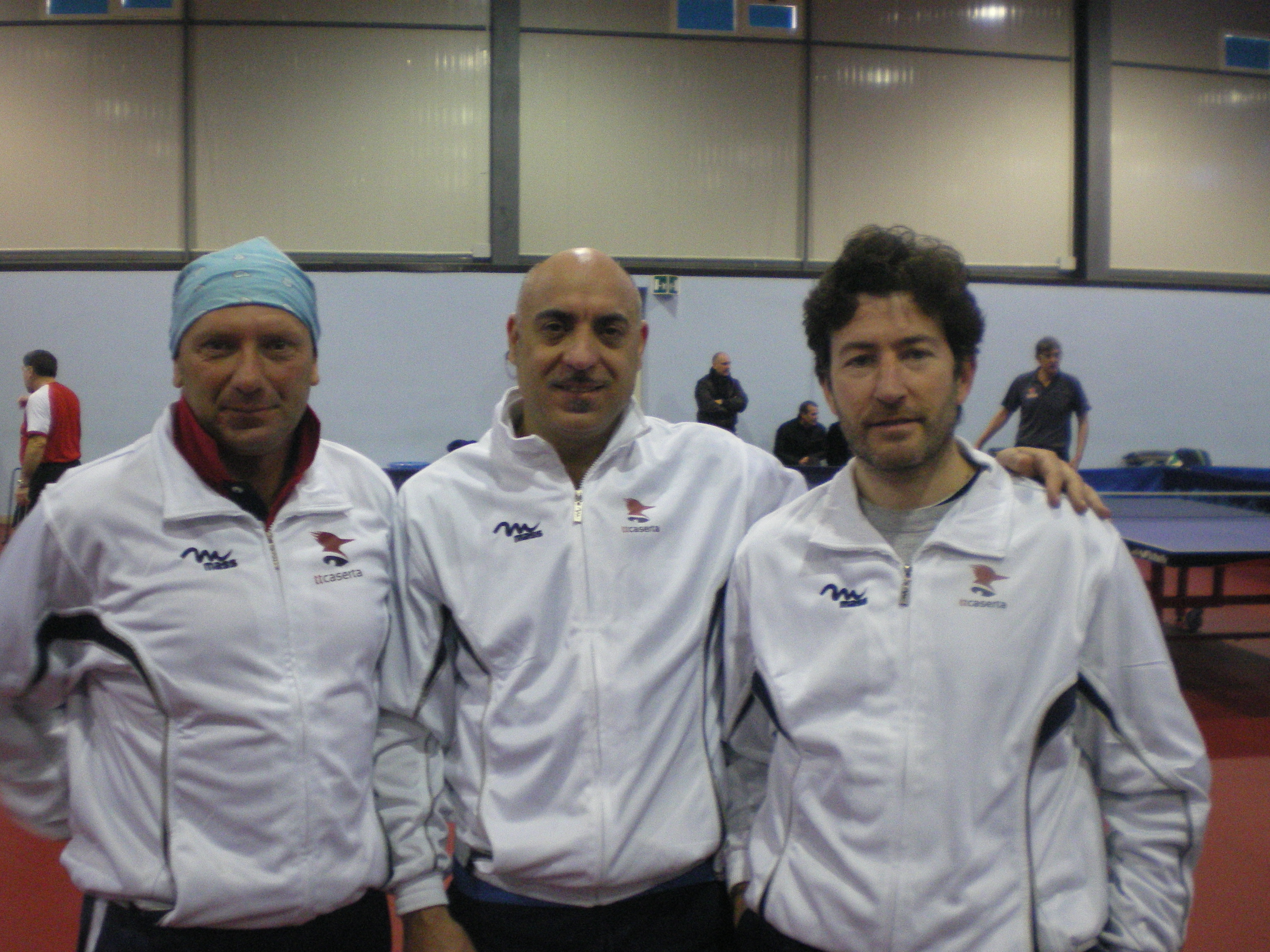 Marcia vincente per il TT Caserta ai campionati A1 veterani