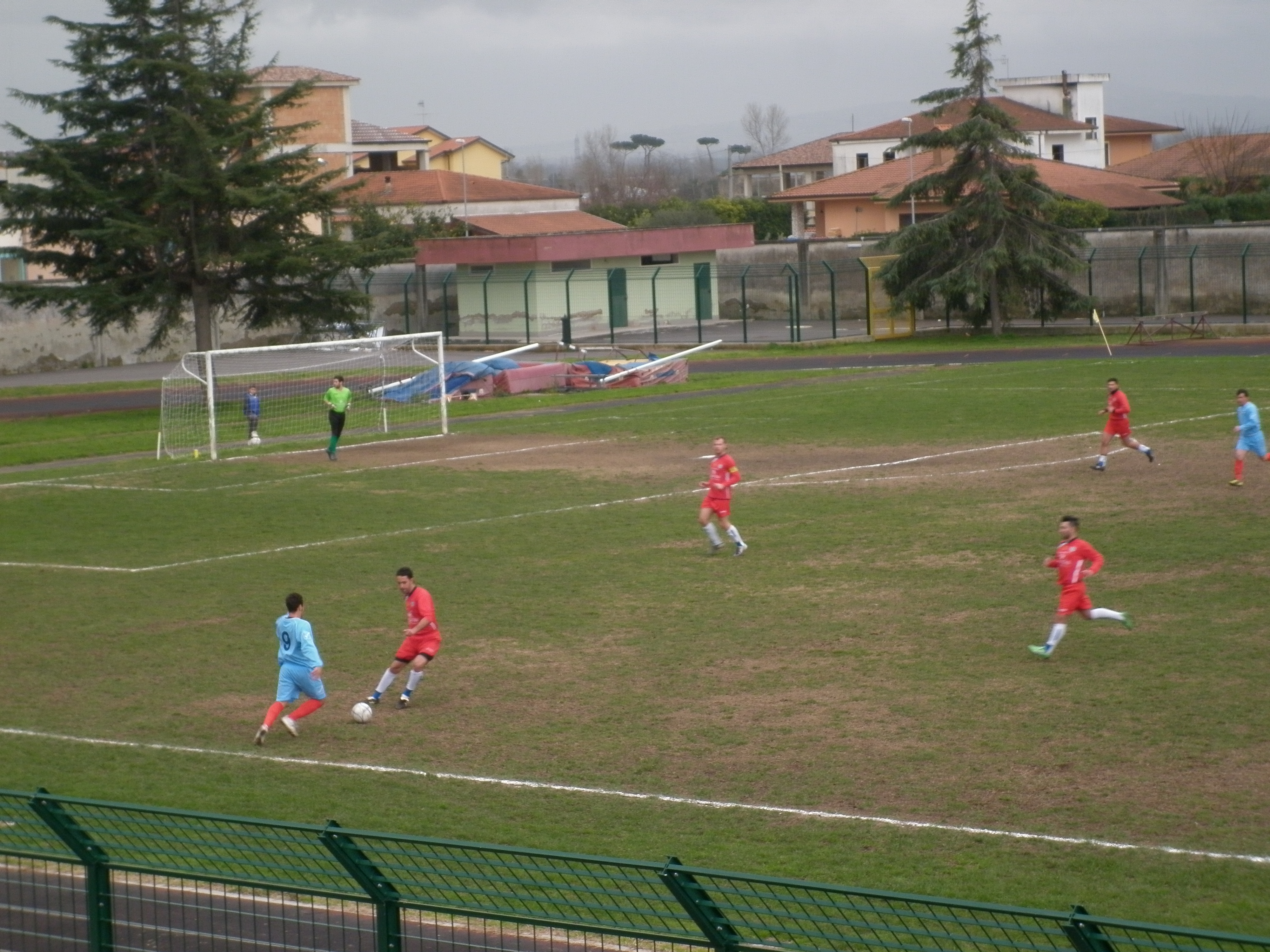 L’arbitro subisce uno schiaffo: dura solo un tempo Villa Literno-Hermes Casagiove