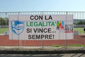 Hermes Casagiove-Quarto: avversarie in campo ma unite nella lotta a favore della legalità