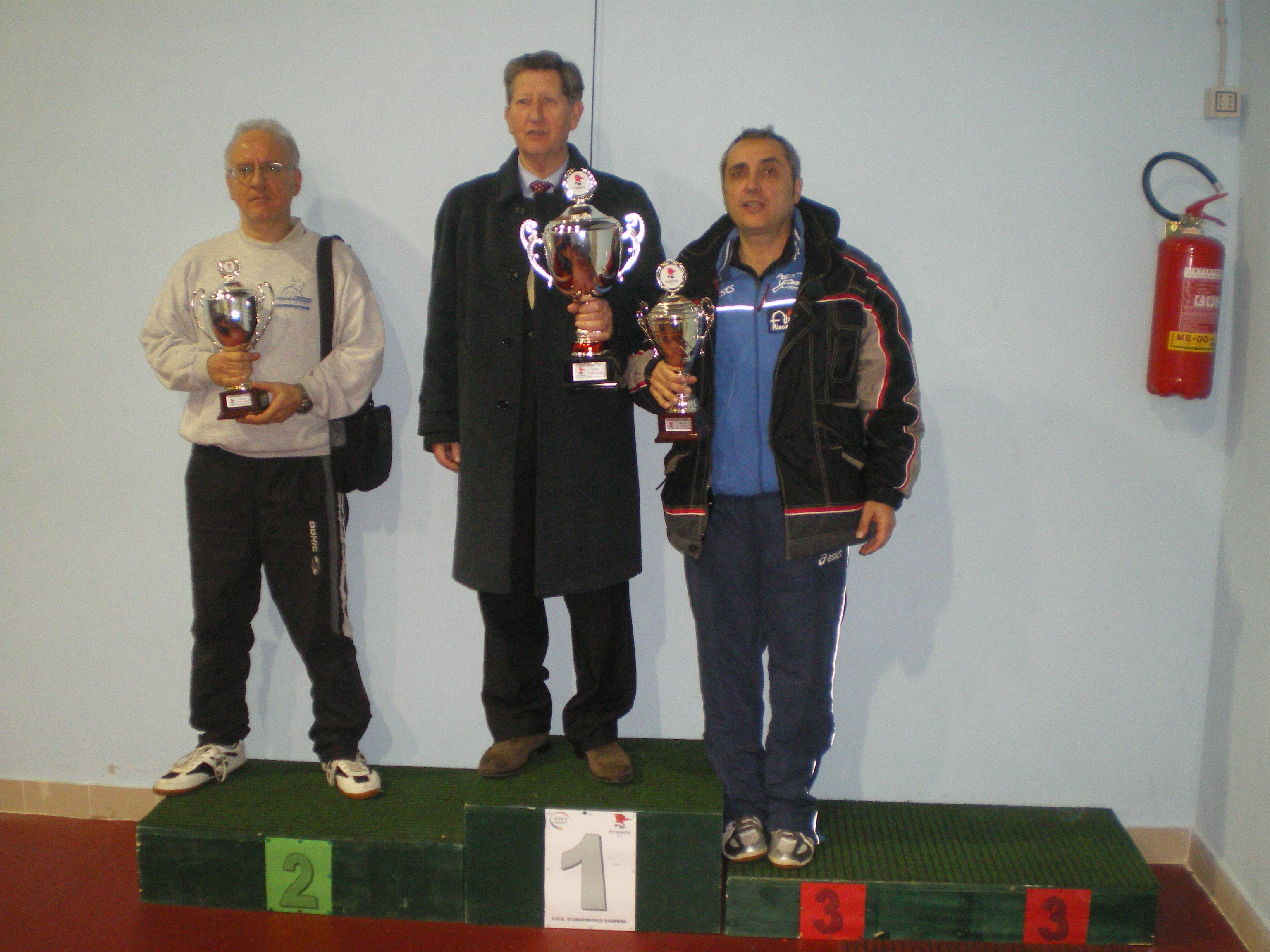 Exploit del TT Caserta al torneo nazionale veterani