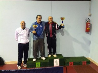 Cat.over 60, 1° Claudio Gammone TT Caserta, 2° Achille Calicchio TT Capua