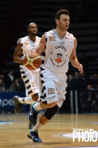 Stefano Gentile in palleggio (Foto Giuseppe Melone)