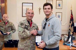 La Juvecaserta in visita alla Caserma ‘Amico’