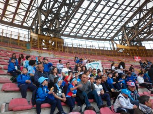 Il Real San Tammaro 2012 al San Paolo (foto Domenico Vastante)