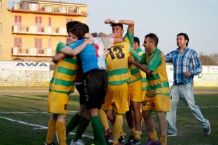 L'esultanza del Progreditur Marcianise