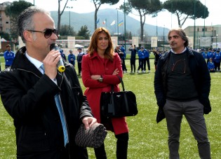 Pio Del Gaudio alla premiazione