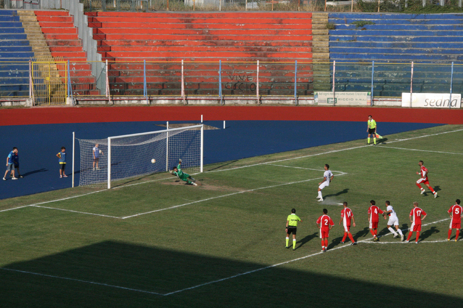Casertana-Turris, Pinto stregato per i corallini