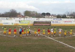 I gialloverdi festeggiano l'accesso alle semifinali