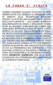Comunicato Brigata Spartaco