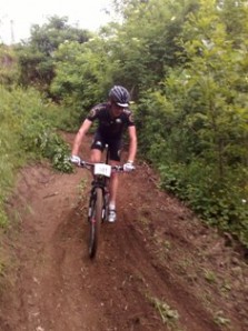 Ferritto durante la gara