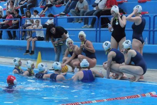 Il Volturno durante un time out (foto: Lizza)